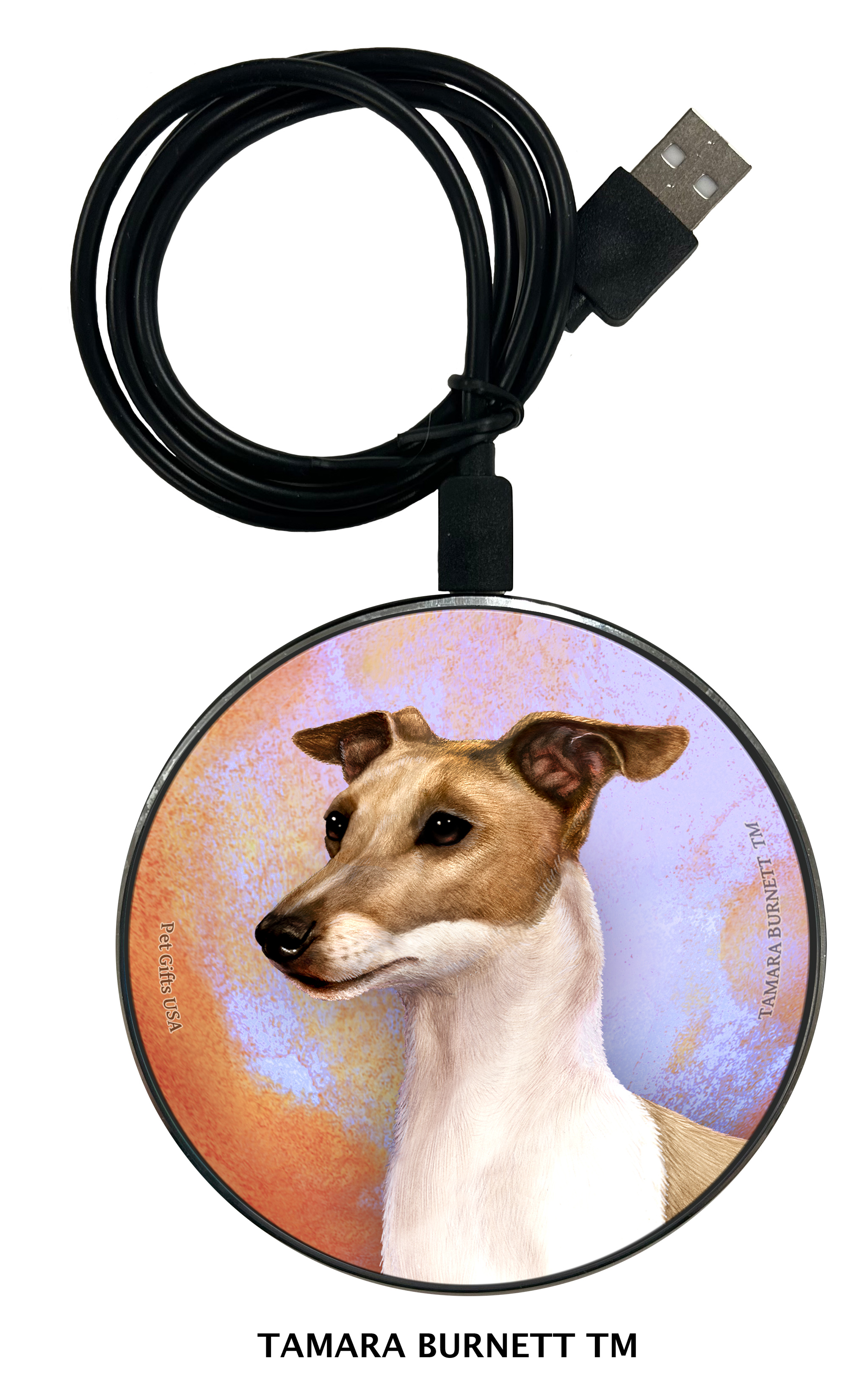 Italian Greyhound Fawn - Zoomies Phone Charger image